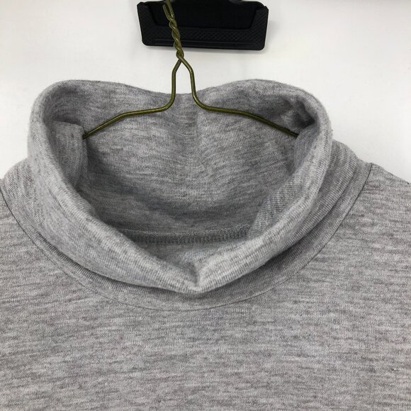 Roots Heathered Light Grey Lightweight Longsleeve Turtleneck Loose fit size XS - Picture 5 of 13